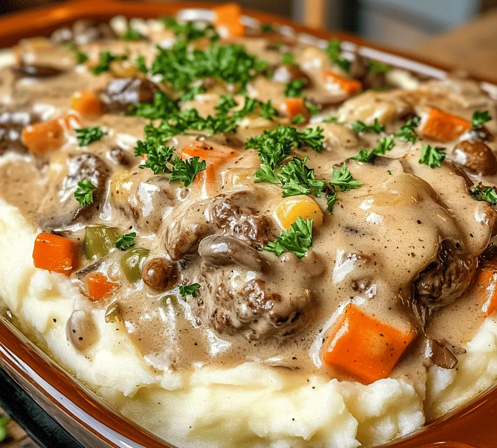 Explore the comforting and hearty world of Amish cuisine with this delightful recipe for Amish Hamburger Steak Bake. This dish brings together the rich flavors of seasoned ground beef, creamy mushroom sauce, and fluffy mashed potatoes, making it a perfect family dinner option. Easy to prepare and incredibly satisfying, this recipe is accessible for cooks of all skill levels. Whether you’re a seasoned chef or just starting, the Amish Hamburger Steak Bake promises a fulfilling dining experience that evokes warmth and tradition.