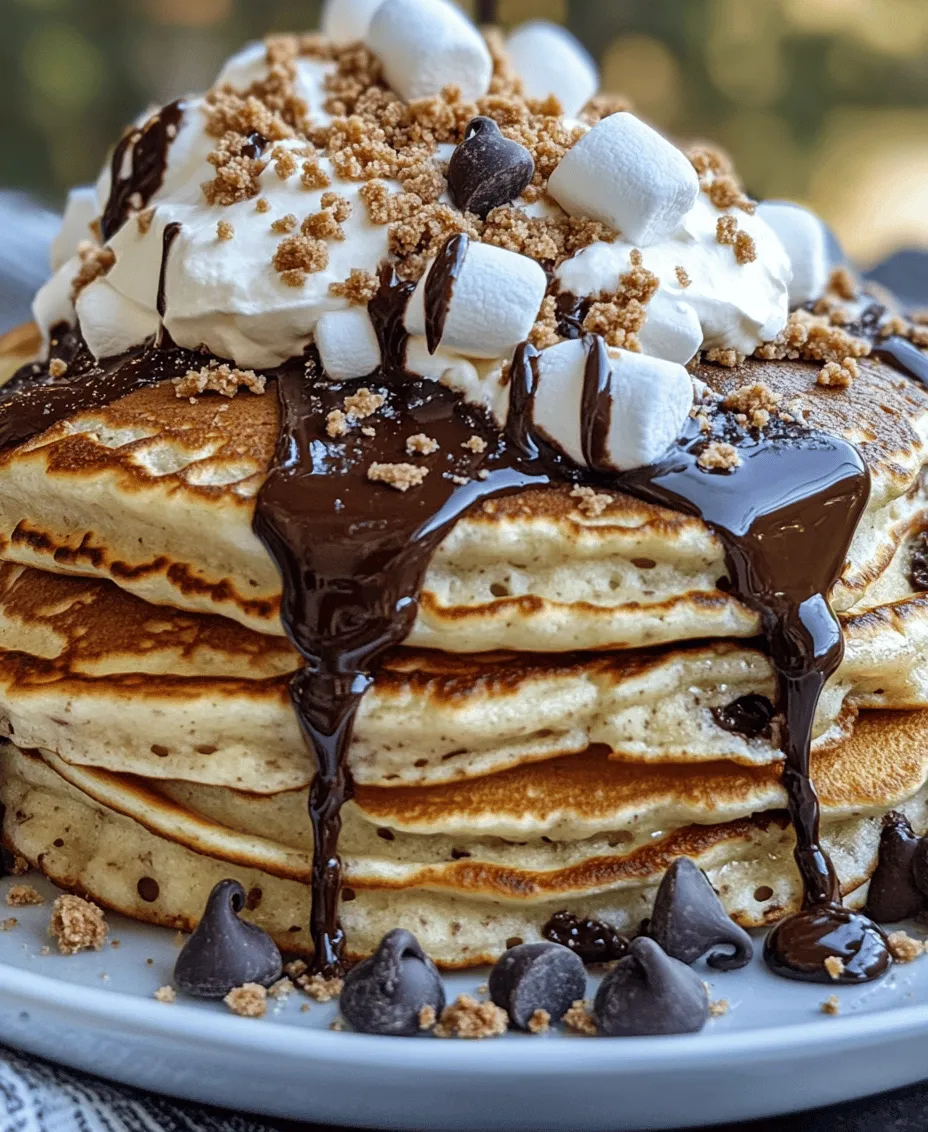 Imagine waking up to the scent of freshly made pancakes wafting through your home, only to discover they’re not just any pancakes, but heavenly S’mores Pancakes. This delightful breakfast treat marries the nostalgia of classic S’mores with the comfort of fluffy pancakes, creating a dish that’s both indulgent and satisfying. The combination of gooey marshmallows, rich chocolate, and crunchy graham crackers layered between soft pancakes transforms your breakfast table into a delightful feast.