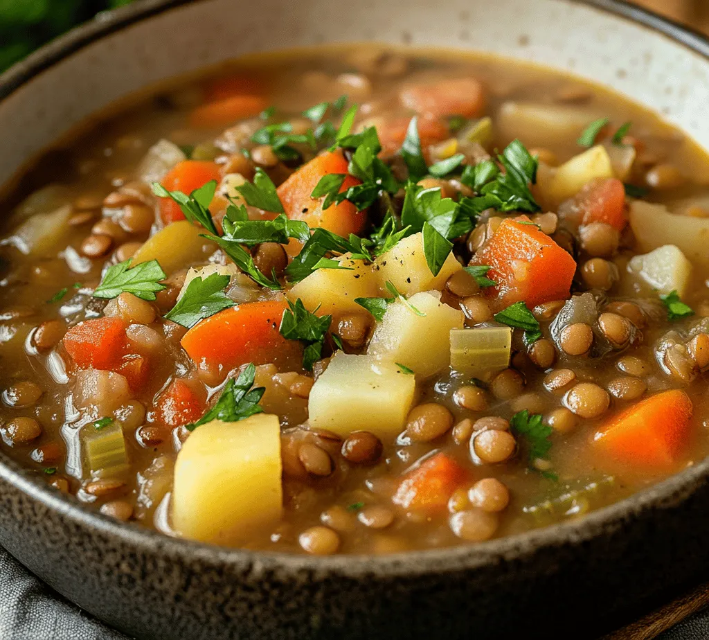To create a delicious hearty lentil and potato soup, it's essential to understand the key ingredients that contribute to its flavor and nutritional value. Let’s break down these components: