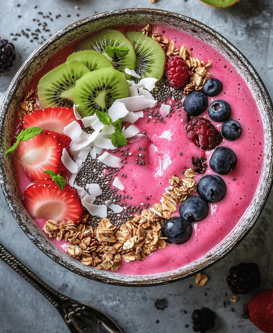 Before we dive into the recipe, let's explore the powerhouse ingredients that make this smoothie bowl not only delicious but also incredibly healthful.