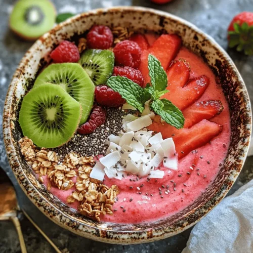 Before we dive into the recipe, let's explore the powerhouse ingredients that make this smoothie bowl not only delicious but also incredibly healthful.
