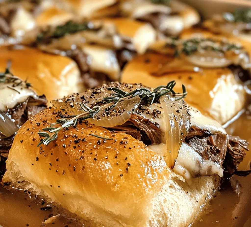 In the world of culinary delights, sliders have carved out a niche that makes them a favorite for many gatherings, from casual weeknight dinners to festive parties. These miniature sandwiches are not only easy to prepare but also incredibly versatile, allowing for endless variations that cater to different tastes and preferences. Among the myriad of slider options available, French Dip Sliders stand out as a particularly delicious choice, combining the rich flavors of roast beef with gooey Swiss cheese, all complemented by a savory dipping broth.