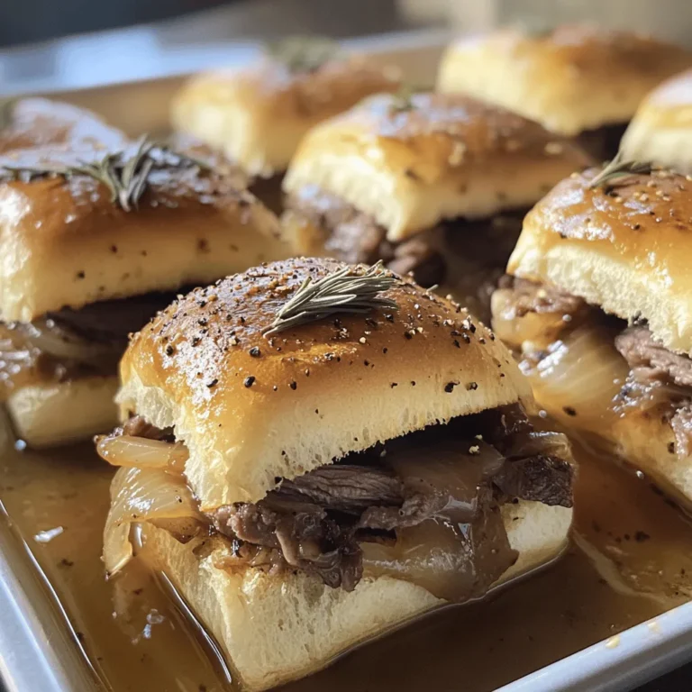 In the world of culinary delights, sliders have carved out a niche that makes them a favorite for many gatherings, from casual weeknight dinners to festive parties. These miniature sandwiches are not only easy to prepare but also incredibly versatile, allowing for endless variations that cater to different tastes and preferences. Among the myriad of slider options available, French Dip Sliders stand out as a particularly delicious choice, combining the rich flavors of roast beef with gooey Swiss cheese, all complemented by a savory dipping broth.