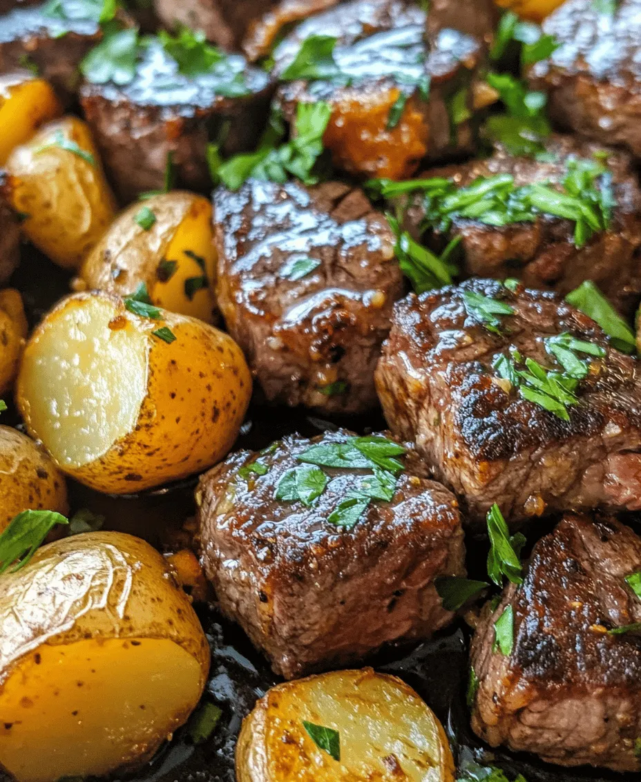 If you're in search of a dish that's not only delicious but also quick to prepare, look no further than Garlic Butter Steak Bites and Potatoes. This savory meal captures the essence of comfort food while delivering a gourmet experience right in your own kitchen. The tender steak, infused with aromatic garlic and complemented by perfectly cooked baby potatoes, creates a delightful harmony of flavors and textures that is sure to impress family and friends alike.