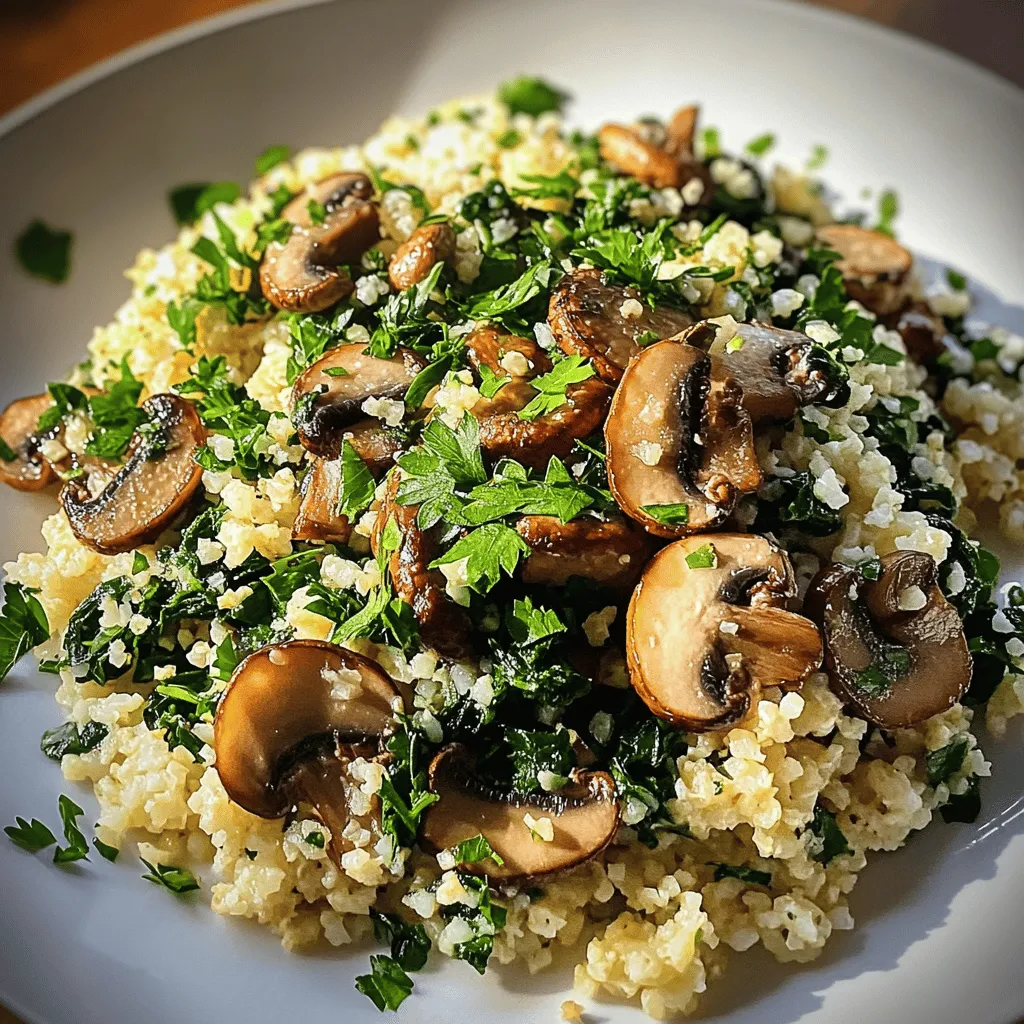 In recent years, the interest in low-carb diets has surged, driven by a growing awareness of their impact on health and well-being. Many individuals are now turning to low-carb eating as a means to manage weight, improve blood sugar levels, and enhance overall energy. One standout dish that fits seamlessly into this dietary approach is Low Carb Mushroom & Spinach Cauliflower Rice. This delicious, nutrient-packed alternative to traditional rice offers a satisfying texture and flavor profile that can elevate any meal.