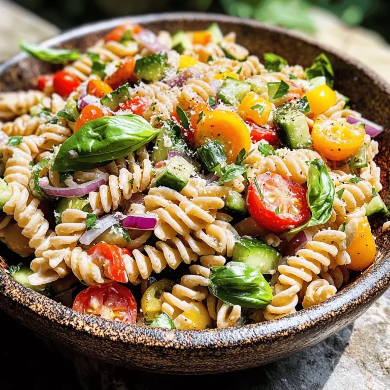 To create a truly delightful Lemon Basil Pasta Salad, it is crucial to understand the core components that contribute to its taste, texture, and health benefits. Each ingredient plays a significant role, and here’s a closer look at what makes this salad not only delicious but also nutritious.