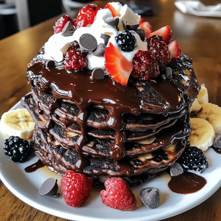 Pancakes are undeniably one of the most beloved breakfast foods worldwide, cherished for their fluffy texture and versatility. From classic buttermilk pancakes to vibrant fruit-topped varieties, they hold a special place on breakfast tables in homes across the globe. Among the many delectable pancake options, chocolate pancakes stand out as a delightful twist that appeals to both children and adults alike. The marriage of rich cocoa flavor with the familiar comfort of pancakes creates a treat that is both indulgent and satisfying.