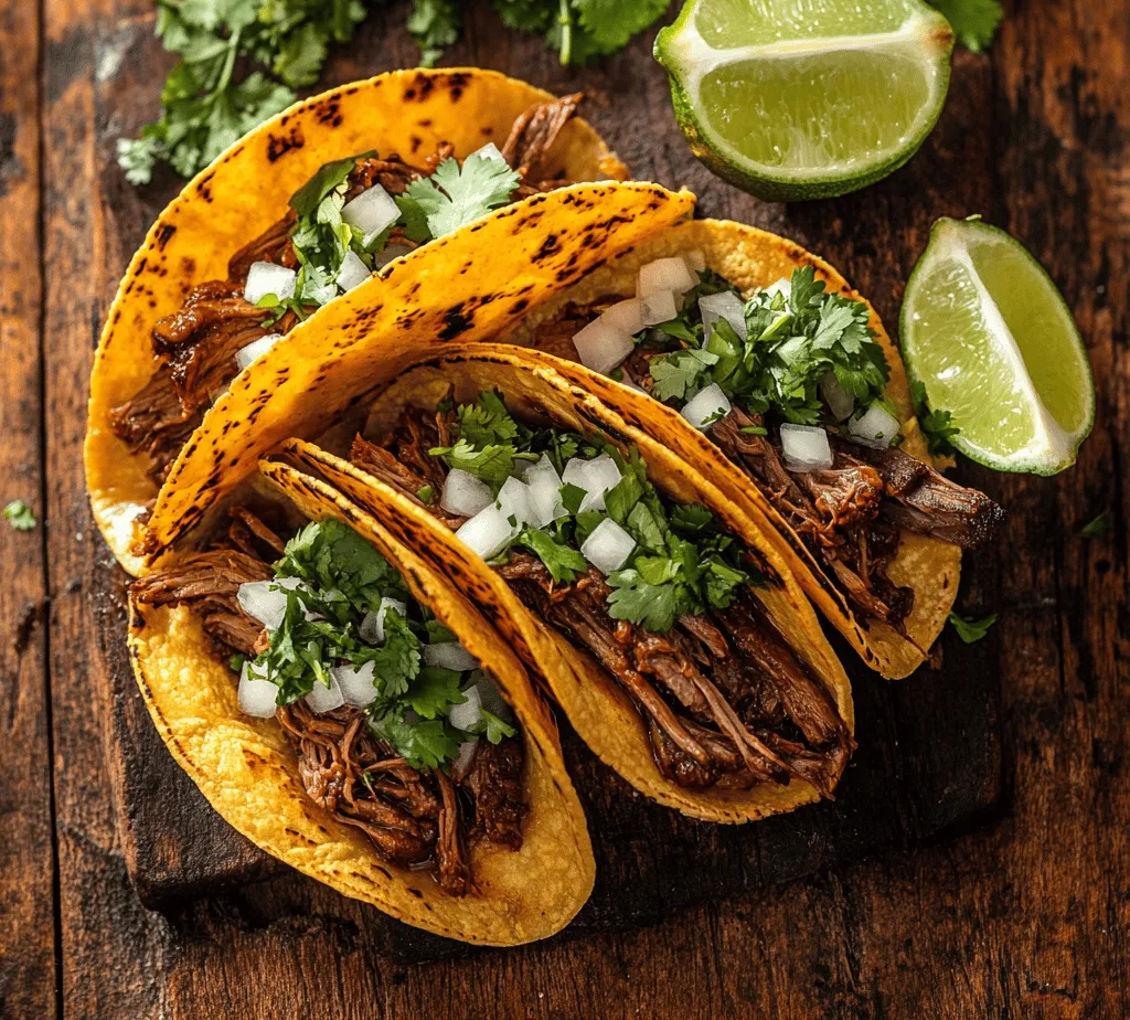 Dive into the rich and savory world of Birria Tacos, a beloved dish from Mexico that has captured the hearts and taste buds of food enthusiasts around the globe. Known for their tender, flavorful meat and vibrant accompaniments, these tacos offer a delightful blend of spices and textures. In this article, we will explore the origins of Birria, the importance of each ingredient, and provide a step-by-step guide to creating your own mouthwatering Birria Tacos at home. Whether you are a seasoned cook or a beginner, this recipe is sure to impress.