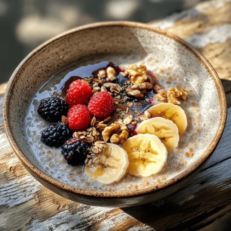 In the quest for a nutritious breakfast that fuels the body and delights the taste buds, barley porridge stands out as an excellent choice. This ancient grain, often overshadowed by more common cereals like oats and wheat, has been gaining popularity for its impressive health benefits and versatility in the kitchen. Barley porridge is not only a comforting dish but also a powerhouse of nutrients, making it an ideal way to kickstart your day.