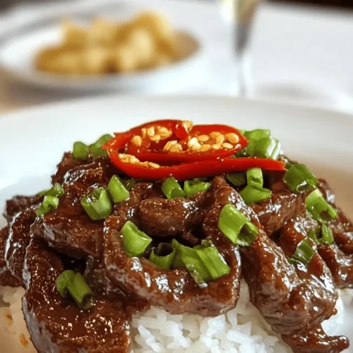 Crispy Chilli Beef is a beloved dish that has won hearts across the globe, especially within the realm of Asian cuisine. This dish brilliantly combines the rich flavors of tender beef with a medley of vibrant spices and sauces, resulting in a culinary experience that is both mouthwatering and satisfying. The crispy texture of the beef, paired with the delightful heat of chilli and the sweetness of sauces, creates a perfect balance that appeals to a wide range of palates.