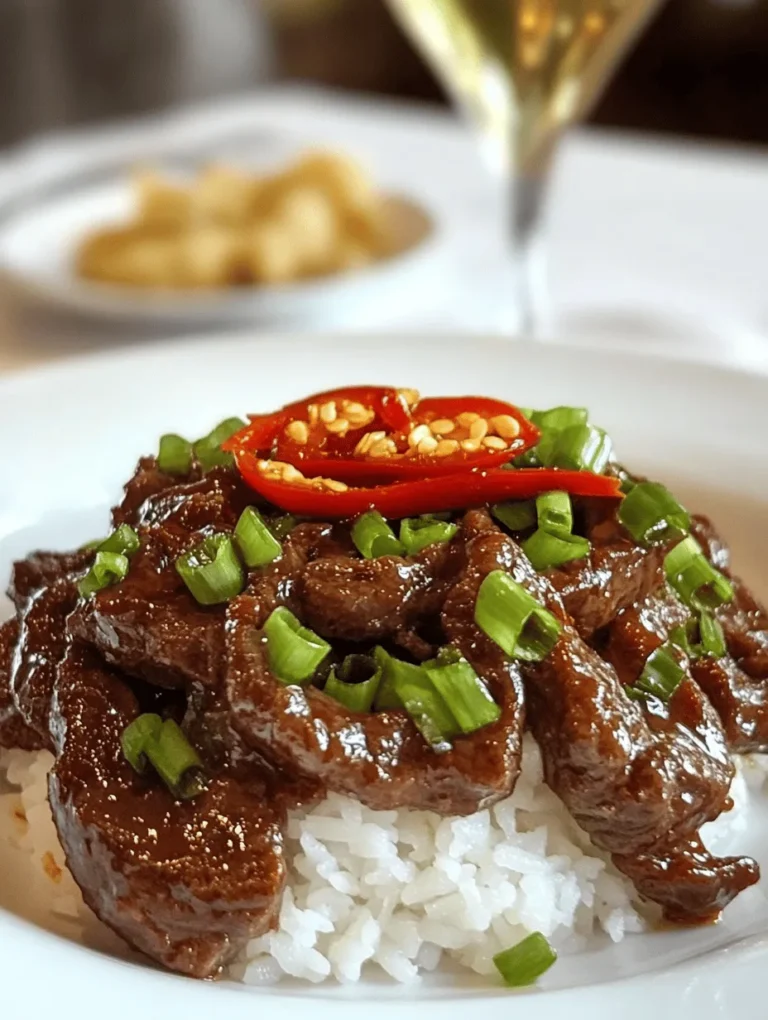 Crispy Chilli Beef is a beloved dish that has won hearts across the globe, especially within the realm of Asian cuisine. This dish brilliantly combines the rich flavors of tender beef with a medley of vibrant spices and sauces, resulting in a culinary experience that is both mouthwatering and satisfying. The crispy texture of the beef, paired with the delightful heat of chilli and the sweetness of sauces, creates a perfect balance that appeals to a wide range of palates.